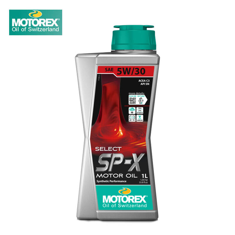 MOTOREX瑞士全合成机油 绿精灵SP-X 5W-30 1L装